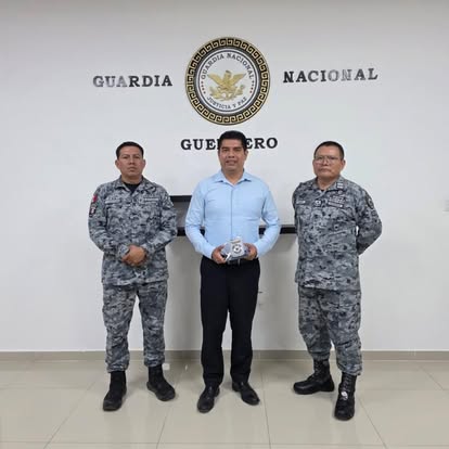 Encuentro institucional con integrantes de la Guardia Nacional en Guerrero.